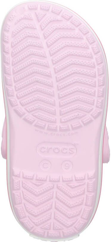 Crocs Crockband clog t rose ballerina streepje aan zijkant Kinderen Kleur Roze) - Foto 5
