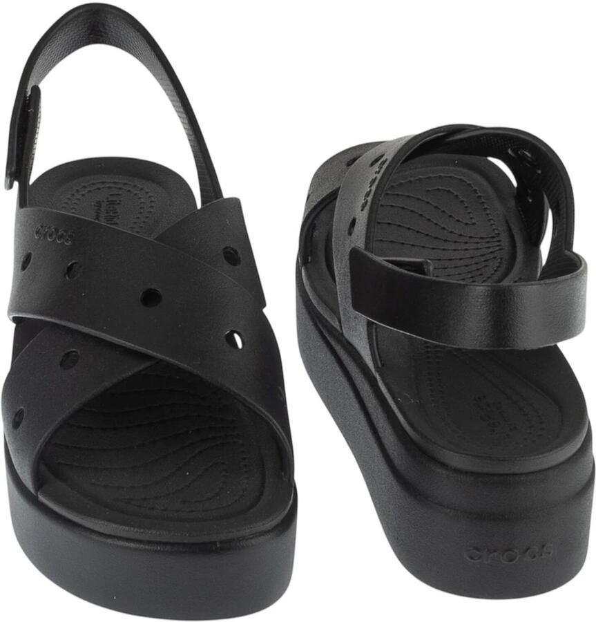 Crocs Brooklyn 4u sandalen met klittenband en gekruiste bandjes - Foto 7