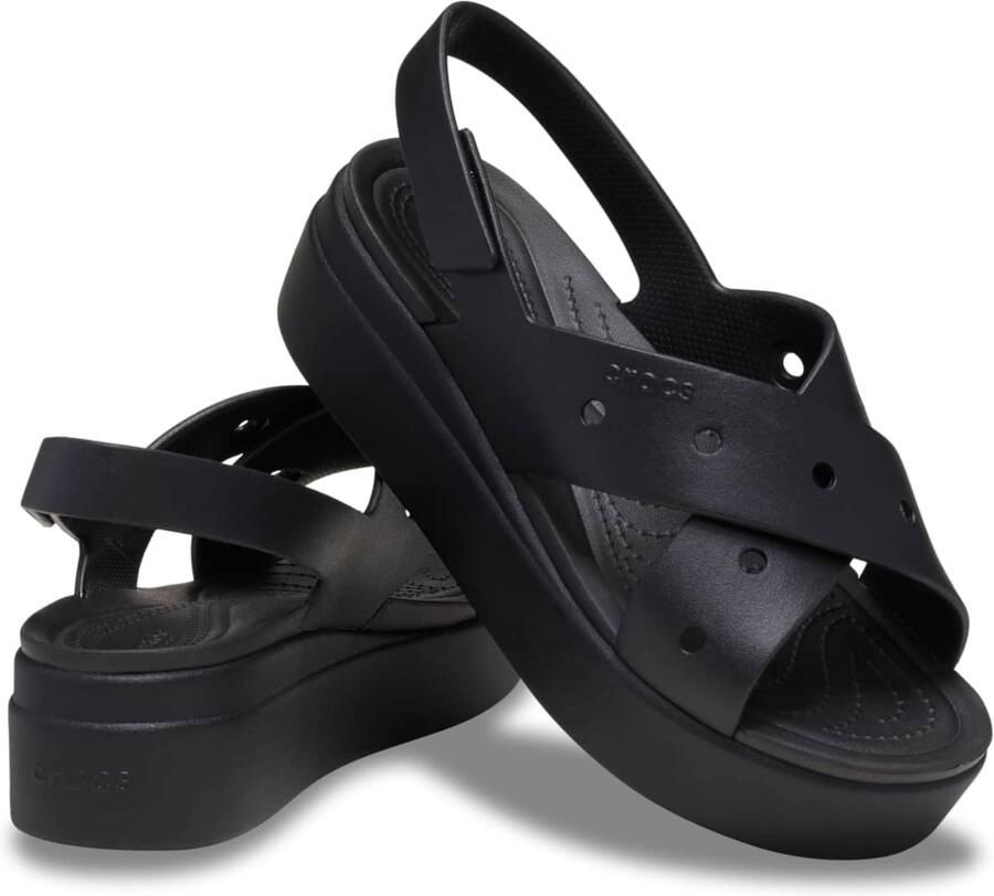 Crocs Brooklyn 4u sandalen met klittenband en gekruiste bandjes - Foto 10
