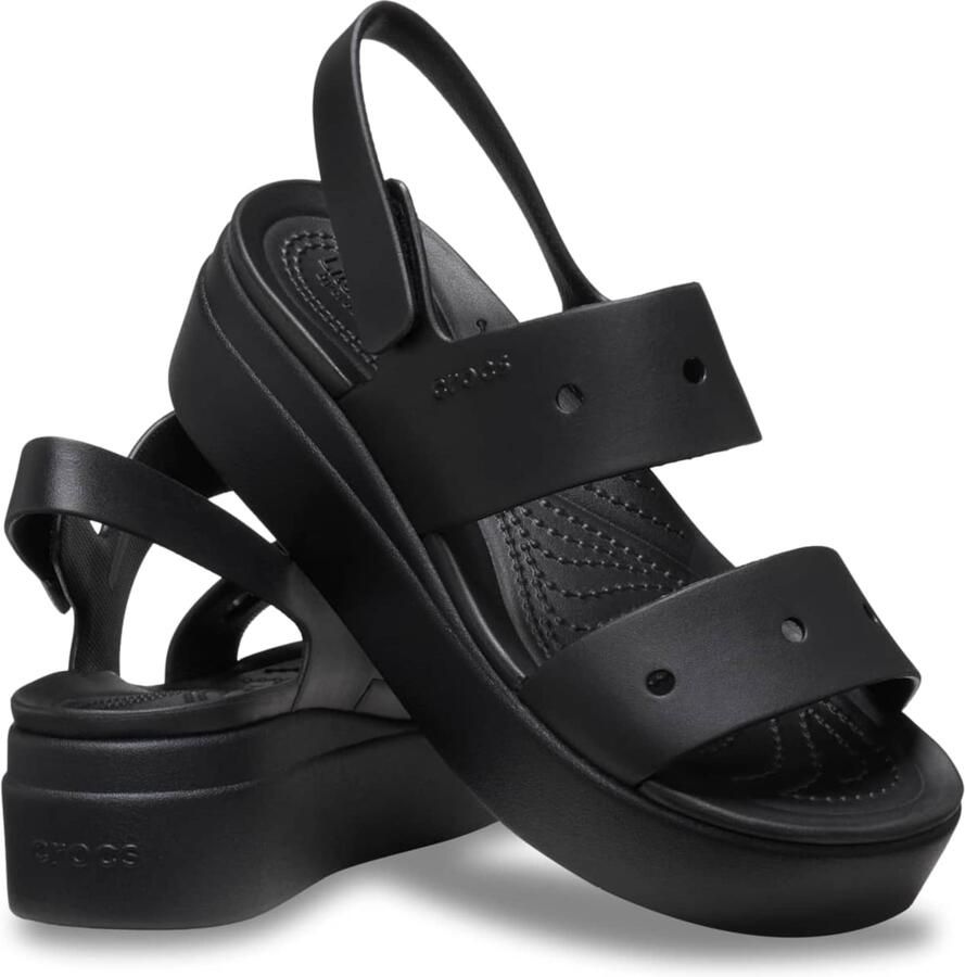 Crocs Sandalen met sleehak Sabots Brooklyn 4u noir - Foto 3