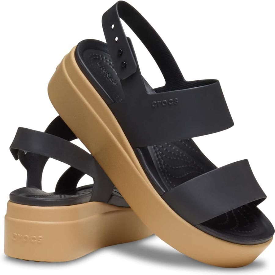 Crocs Sandaal bruin zwart gemêleerd - Foto 2