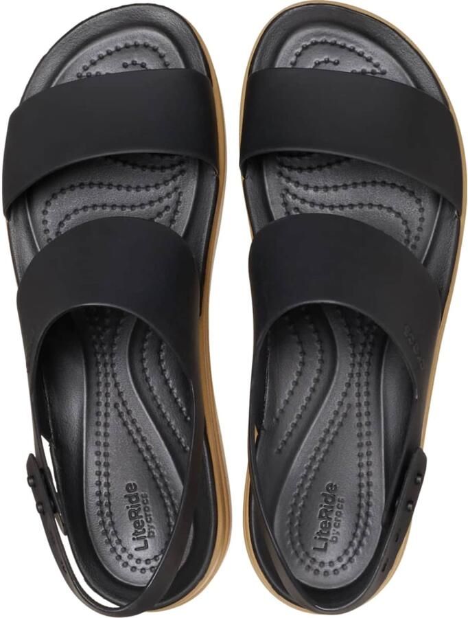 Crocs Sandaal bruin zwart gemêleerd - Foto 3