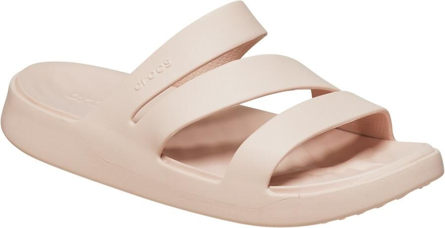 Crocs Getaway Serie Strappy Sandaal Quartz Dames Verbeterd Comfort