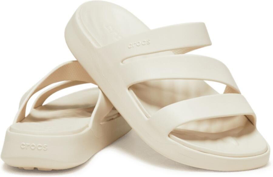 Crocs Badslippers Getaway Strappy zomerschoen badschoen zwembadglijbanen met modieuze bandjes - Foto 2