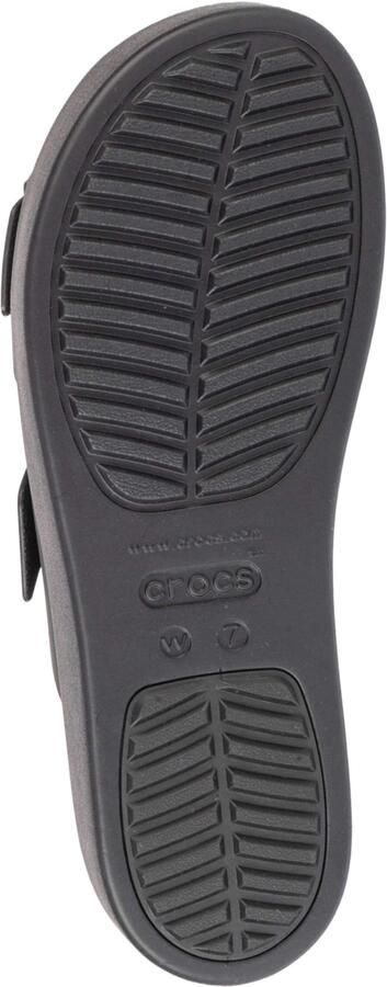 Crocs Slippers Brooklyn Low Wedge plateau zomerschoen pantoffels met gespsluiting - Foto 5