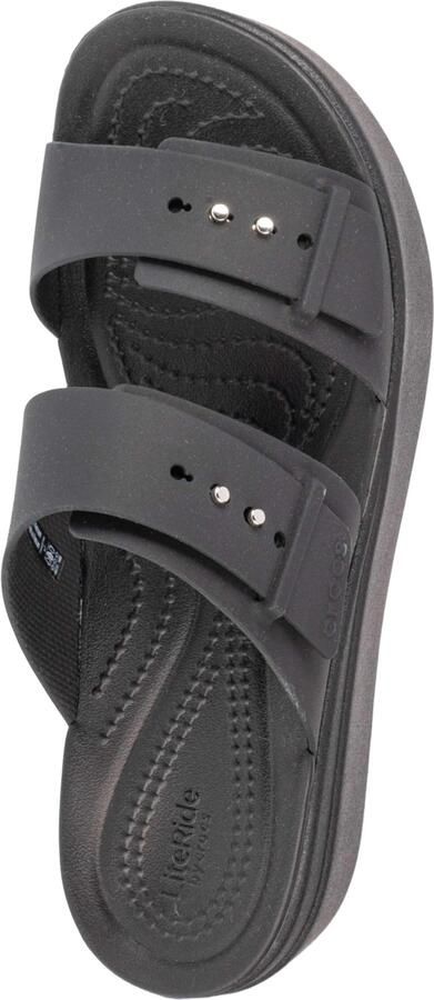 Crocs Slippers Brooklyn Low Wedge plateau zomerschoen pantoffels met gespsluiting - Foto 4