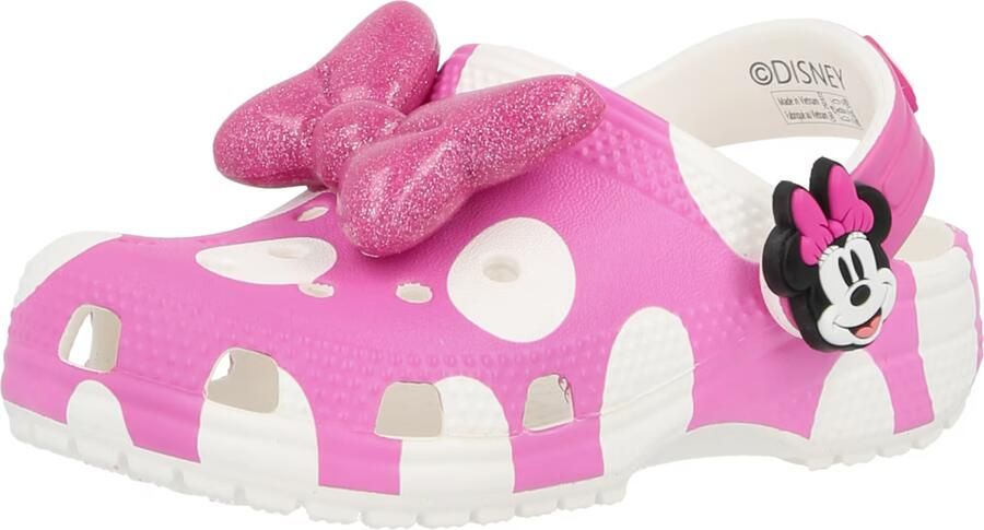 Crocs Sandalen 'Minnie Mouse Cls' eosine lichtroze zwart wit - Foto 4