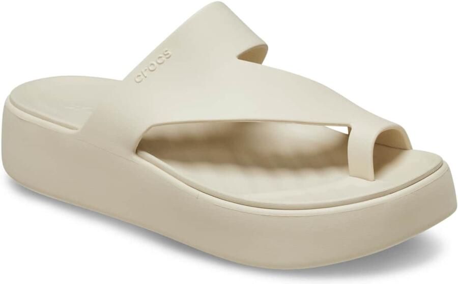 Crocs Getaway Serie Platform Teenslippers 41-42 Sandstone - Foto 5