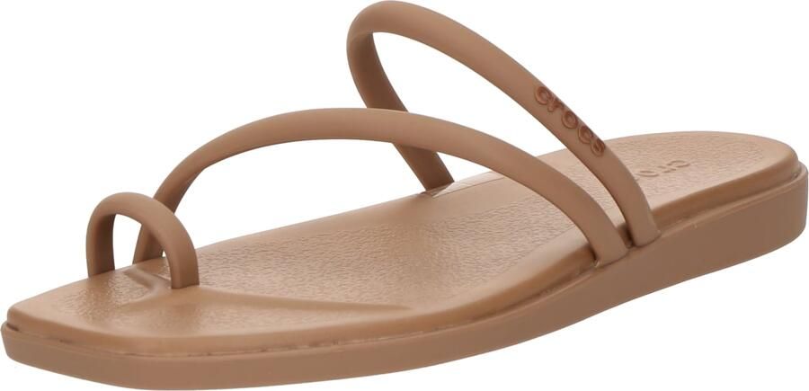 Crocs Miami Teenband Sandaal Milk Chocolate Minimalistische Pasken