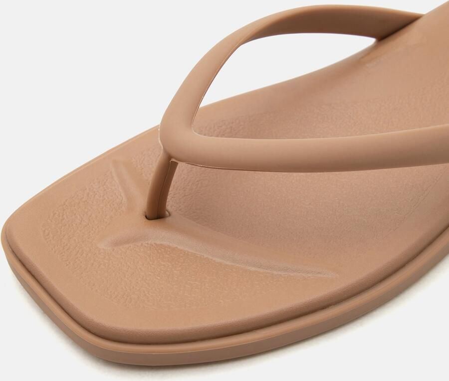 Crocs Miami Dames Flip Flops Lichtgewicht TPU Bandjes Milk Chocolate - Foto 3