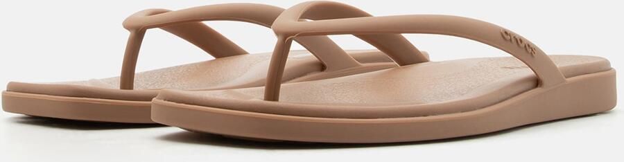 Crocs Miami Dames Flip Flops Lichtgewicht TPU Bandjes Milk Chocolate - Foto 5