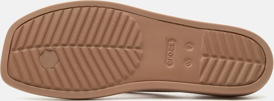 Crocs Miami Dames Flip Flops Lichtgewicht TPU Bandjes Milk Chocolate - Foto 4