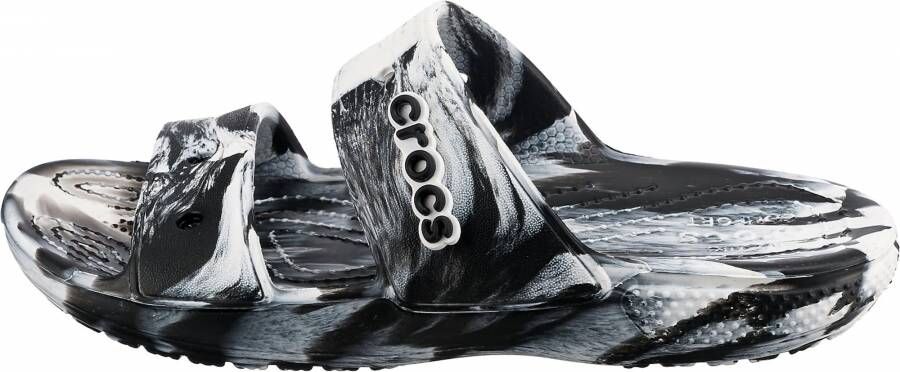 Crocs Classic Marbled Sandalen Wit Zwart Croslite Materiaal Lichtgewicht - Foto 2