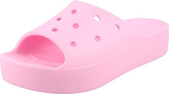 Crocs Classic Platform Slides Flamingo Dames - Foto 3