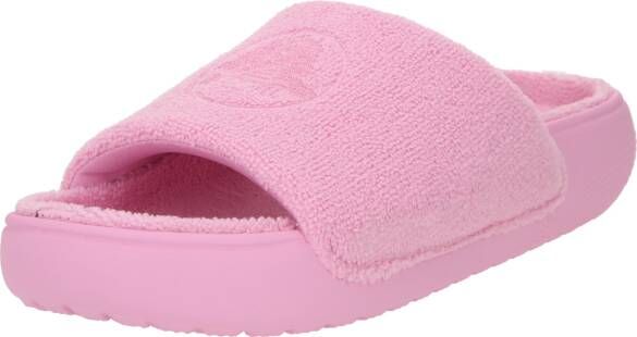 Crocs Classic Towel Slippers Roze US M8 W10 - Foto 2
