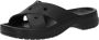 Crocs Cross Strap Slippers Zwart Vrouw - Thumbnail 2