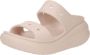Crocs Classic Crush Sandal 207670-6UR Vrouwen Roze Slippers - Thumbnail 4
