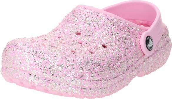 Crocs Classic Gevoerde Binnenkant Glitter Flamingo Roze US - Foto 3