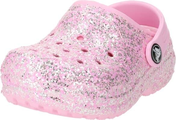Crocs Classic Gevoerde Binnenkant Glitter Flamingo Roze US - Foto 2