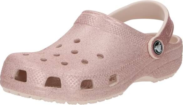 Crocs Kid's Classic Glitter Clog Sandalen maat C13 roze bruin - Foto 6