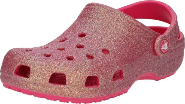 Crocs Classic Iridescent Glitter CgT Unisex Clogs Dragon Fruit - Foto 5