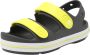 Crocs Crocband Cruiser Sandal Toddler Grijs met Gele Sandaaltjes - Thumbnail 3