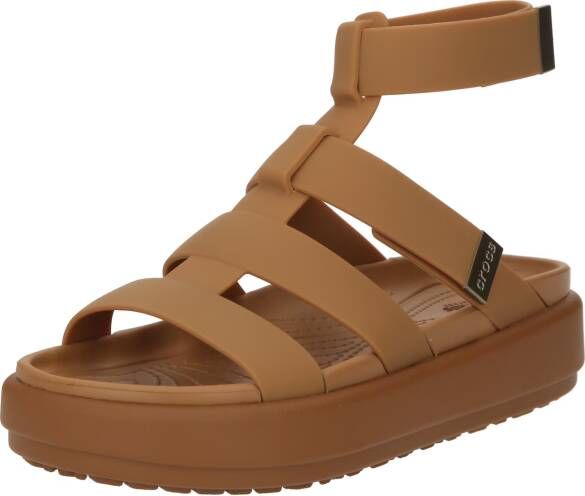 Crocs Brooklyn Luxe Gladiatoren Sandaal 41-42 TAN TAN Comfortabele Wedge - Foto 3