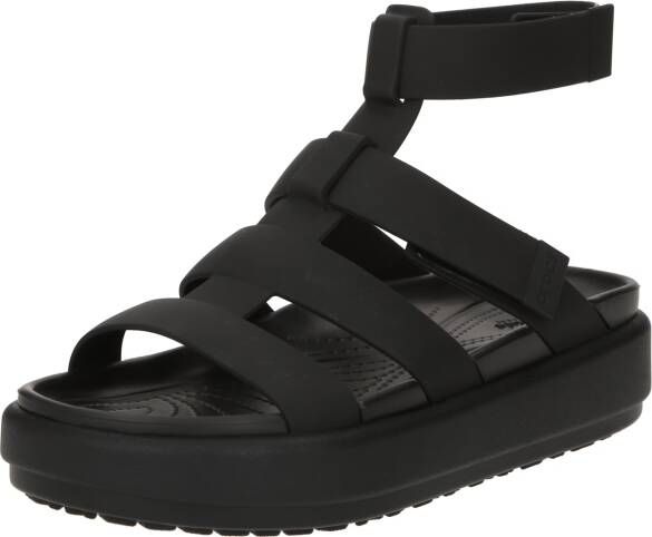 Crocs Brooklyn Luxe Gladiator Sandalen 38-39 Zwart LiteRide Technologie - Foto 3