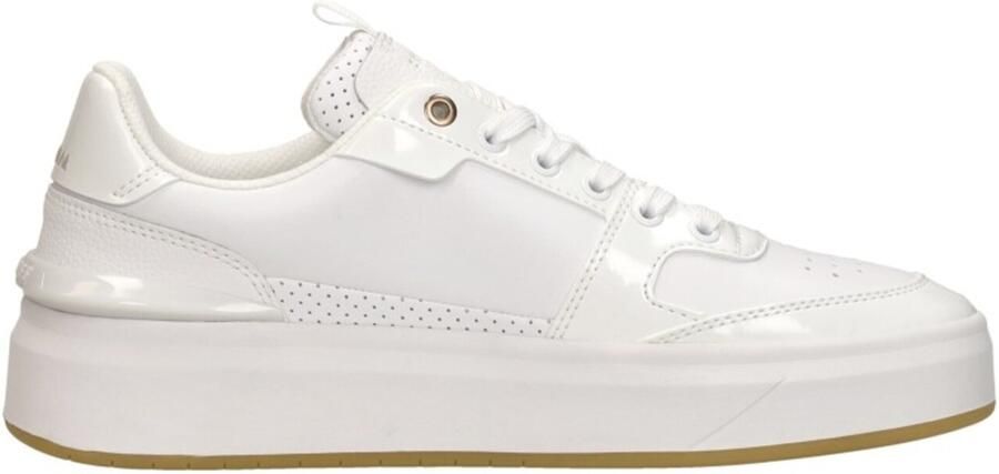 Cruyff Endorsed Tennis sneakers wit Leer Lage sneakers Dames