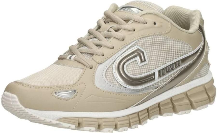 Cruyff Flash Eclectic Sneakers Dames Leren Sneaker Beige - Foto 5