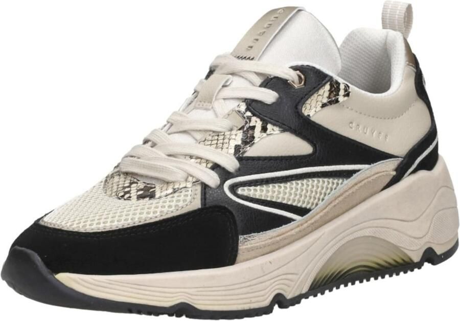 Cruyff Madina sneakers zwart Leerlook Dames - Foto 2