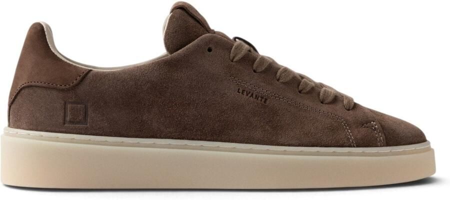 D.A.T.E Sneakers laag 'LEVANTE SUEDE BROWN' bruin