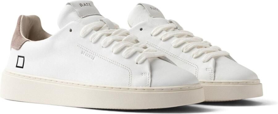 D.A.T.E Sneakers laag 'LEVANTE WHITE-TAUPE' wit - Foto 8