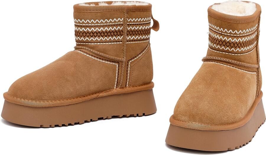 DERIMOD Teddy Boots Suede Leather Teddy - Foto 5
