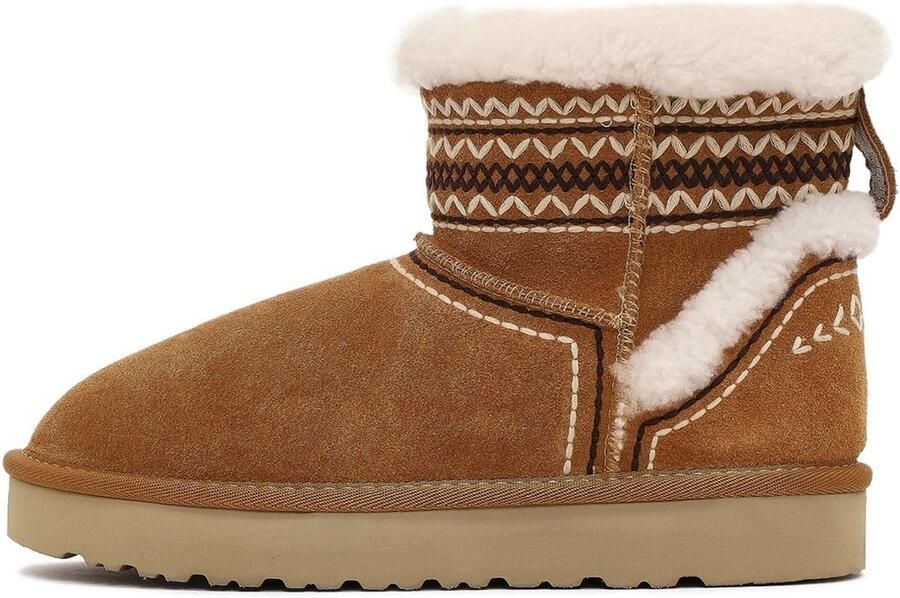 DERIMOD Teddy Boots Suede Leather Teddy
