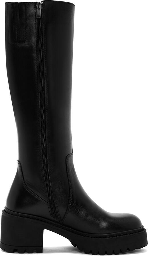 DERIMOD Boots Leather Heeled - Foto 4