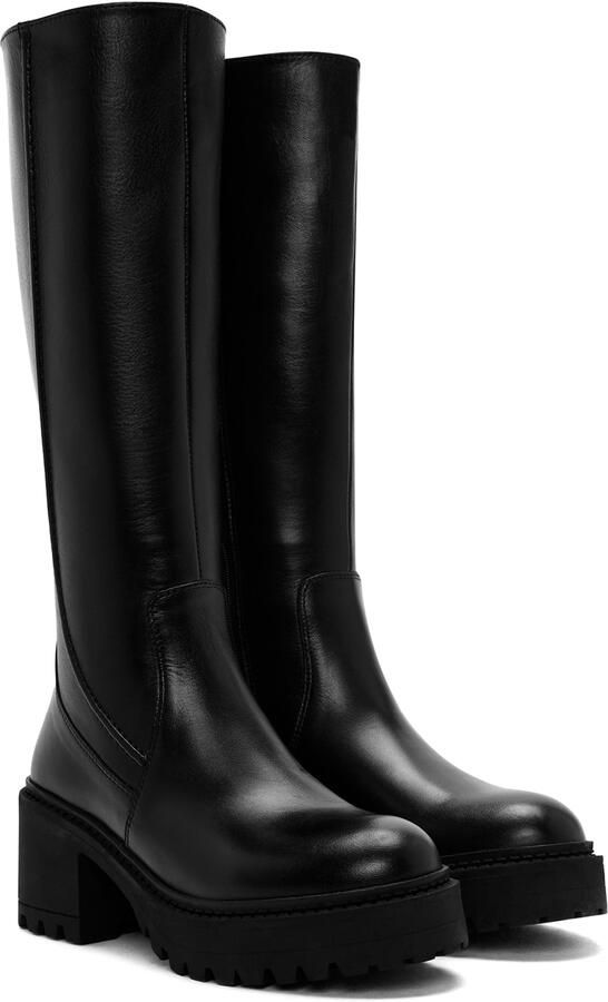 DERIMOD Boots Leather Heeled - Foto 3