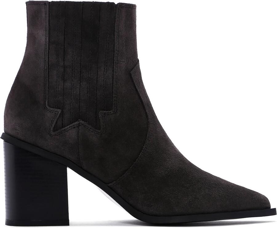 DERIMOD Cowboy Boots Suede Leather Cowboy - Foto 4