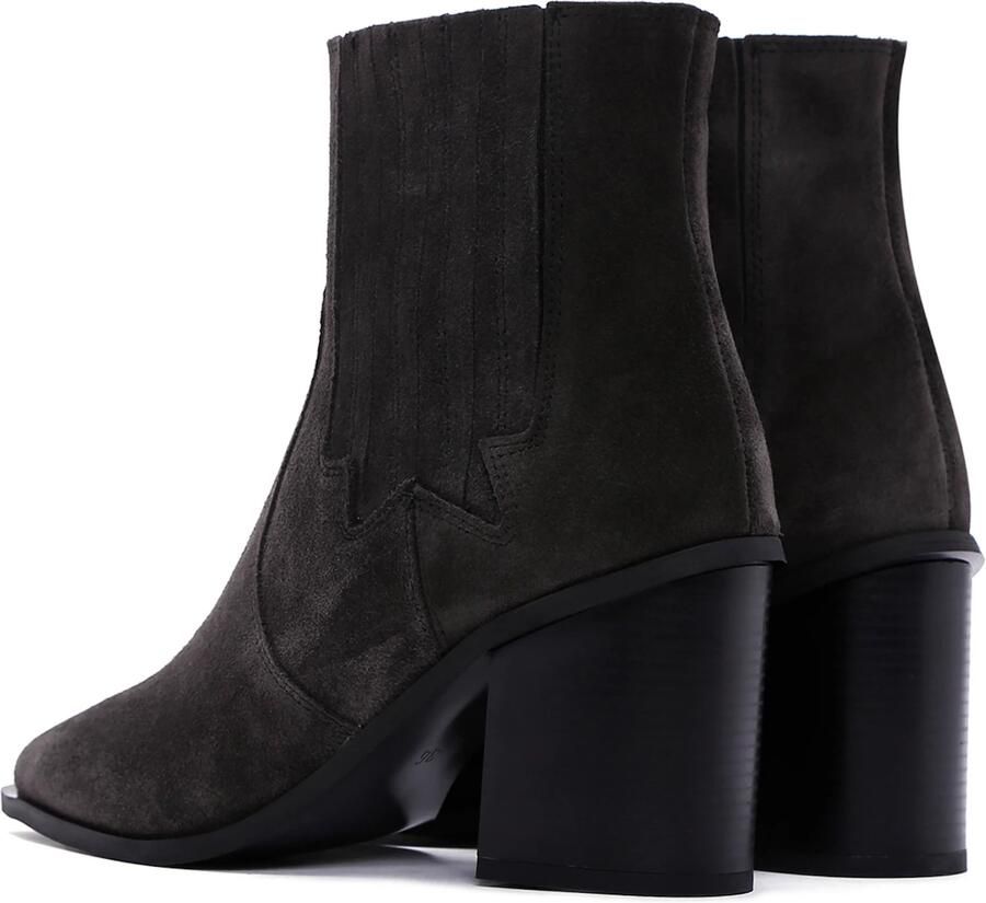 DERIMOD Cowboy Boots Suede Leather Cowboy - Foto 2