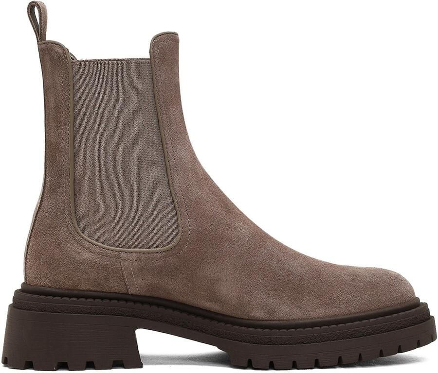 DERIMOD Chelsea Boots Suede Leather Chelsea - Foto 4