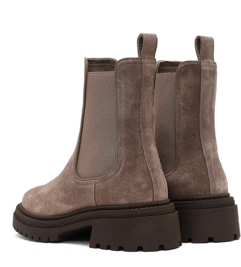 DERIMOD Chelsea Boots Suede Leather Chelsea - Foto 2