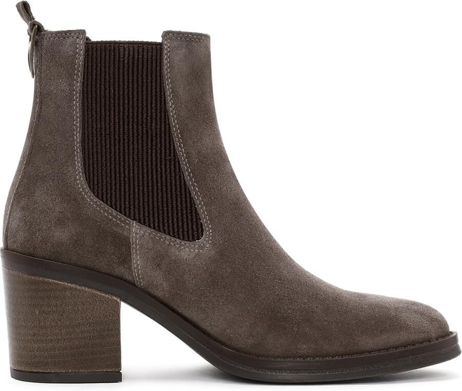 DERIMOD Cowboy Boots Suede Leather Heeled Cowboy - Foto 3