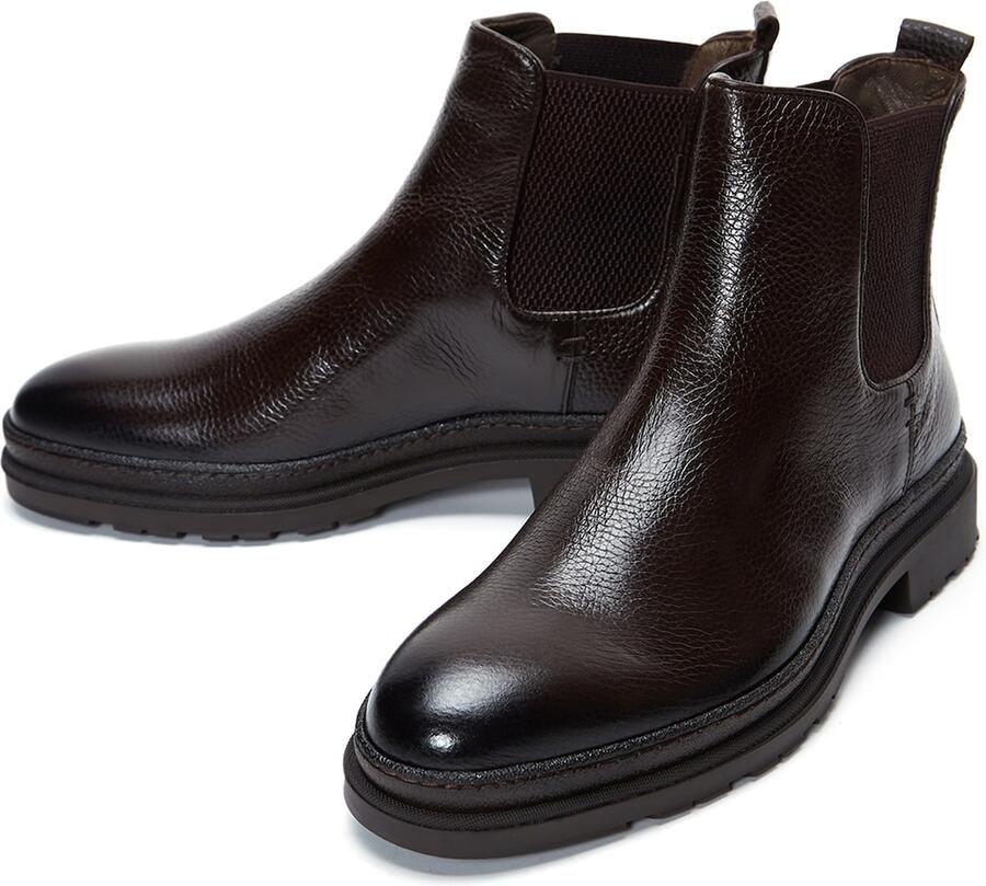 Derimod Chelsea boots donkerbruin - Foto 2