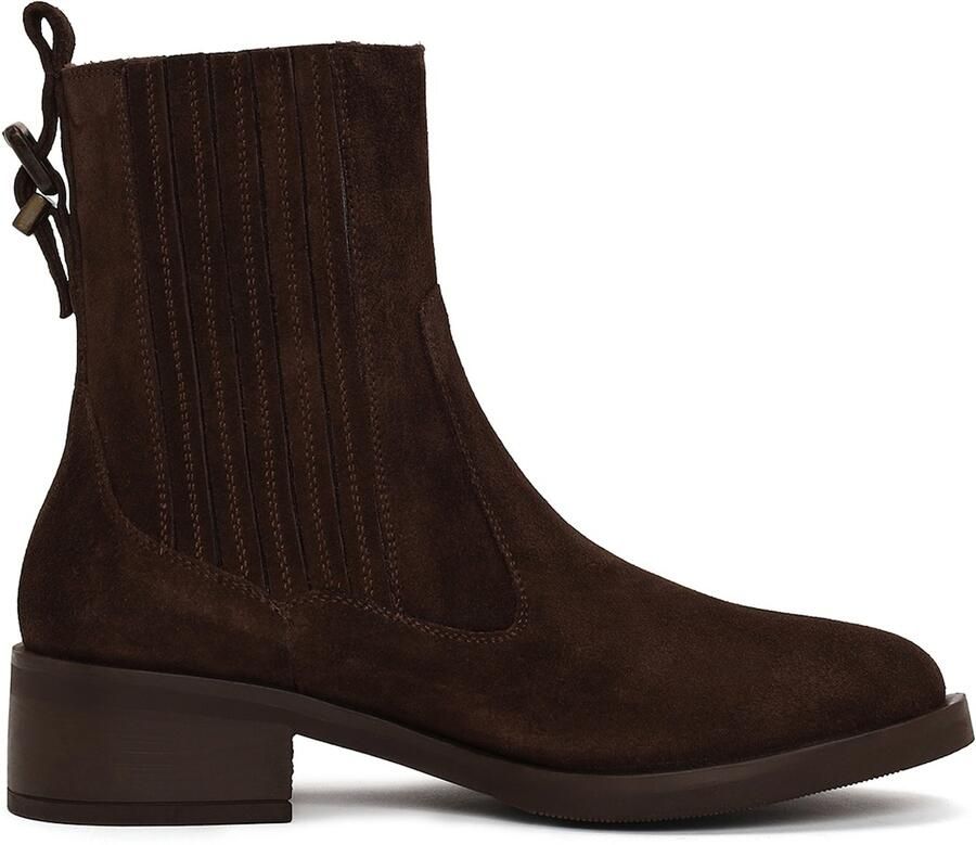 Derimod Chelsea boots donkerbruin - Foto 5