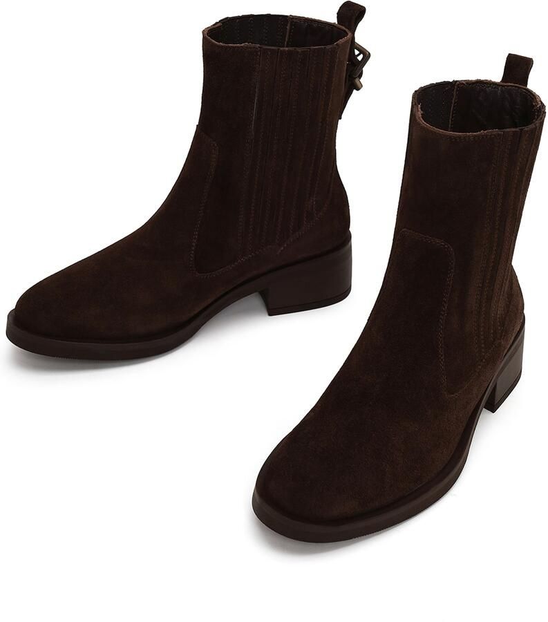 Derimod Chelsea boots donkerbruin - Foto 3