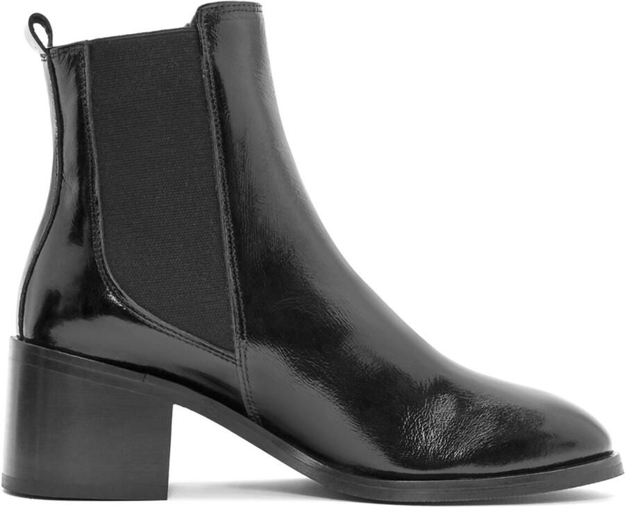 DERIMOD Heeled Chelsea Boots Patent Leather Heeled Chelsea - Foto 5