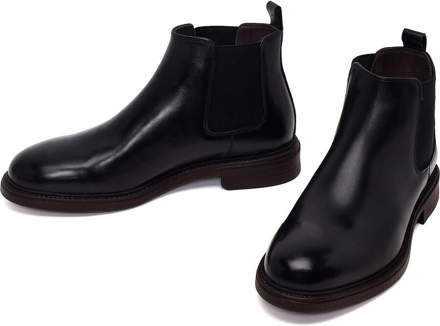 DERIMOD Chelsea Boots Leren Chelsea - Foto 3