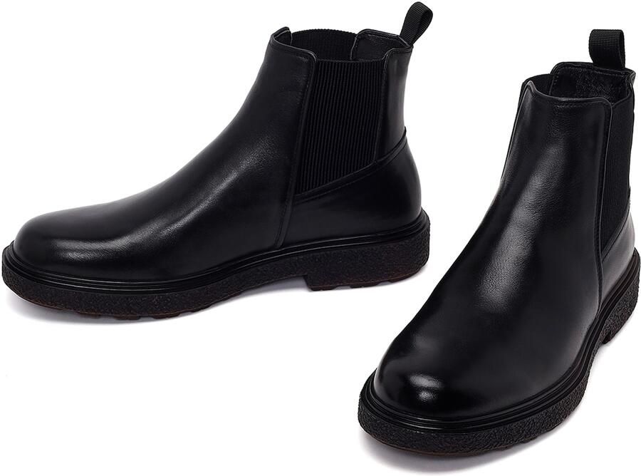 DERIMOD Chelsea Boots Leren Chelsea - Foto 3