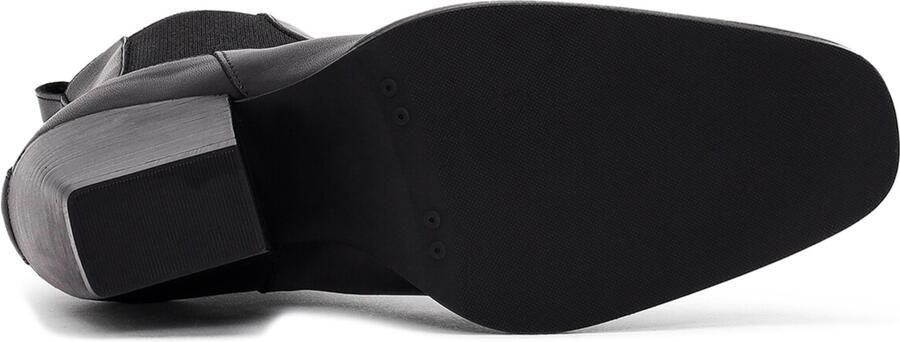 DERIMOD Heeled Ankle Boots Leather Heeled Ankle - Foto 6