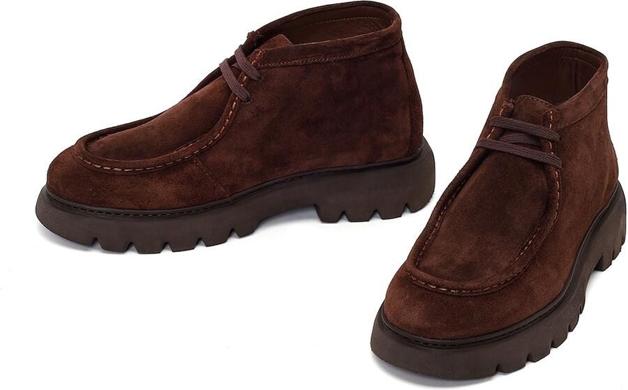 Derimod Chukka Boots donkerbruin - Foto 2